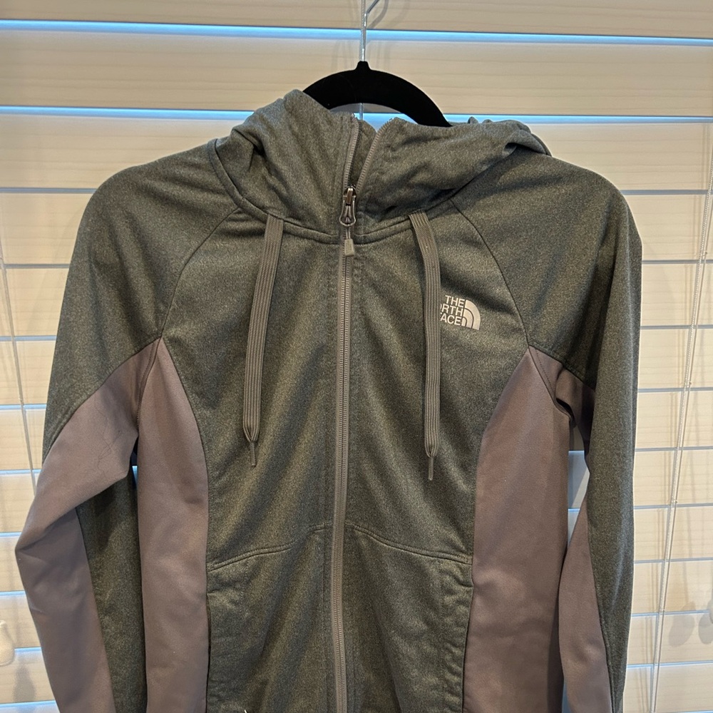 North face zip up hoodie. Medium